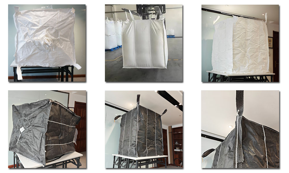 Bulk bags with baffles
