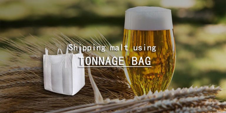 Shipping malt using ton bags